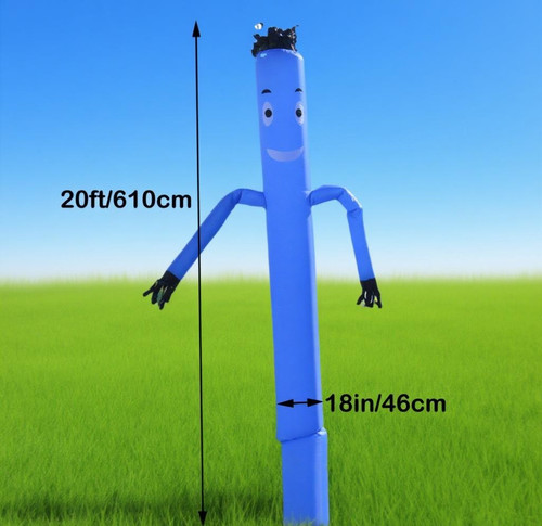 20ft blue inflatable puppet - 20ft,