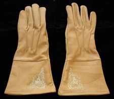 Leder ritter handschuhe - leder,