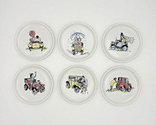 Fürstenberg Porzellan 6x Untersetzer Hochzeit Tellerchen Romantische Motive 