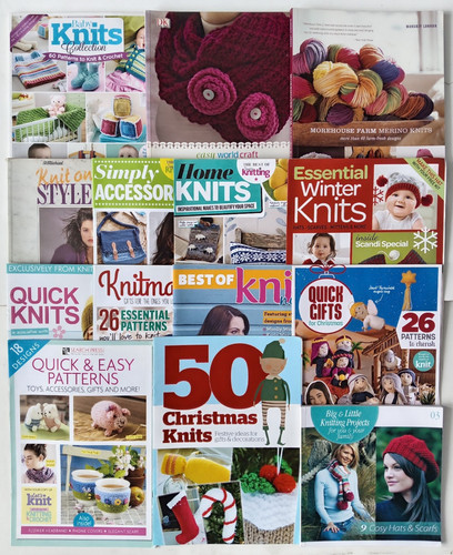 Various knitting books - knitting,
