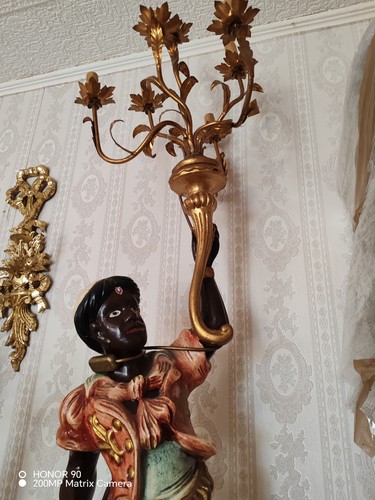 Barock mohr stehlampe antik - mohr,