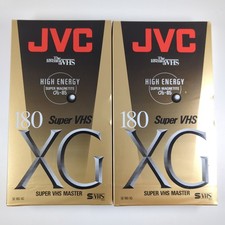 2x Super VHS JVC XG 180 - NEU