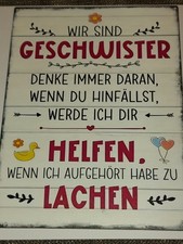 Holzschild mit spruch 15x20cm - mit,