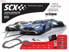 SCX Advance Digital Pole Position 7,22m Race Set Maßstab 1:32, Slotcars