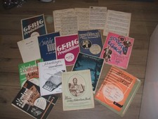 Alte Akkordeonnoten aus einem Nachlass  Noten für Akkordeon