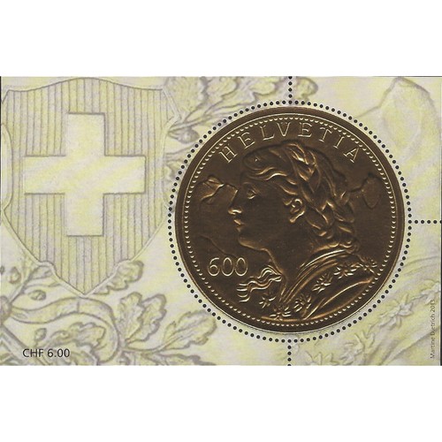 Schweiz briefmarkenbogen gold - briefmarkenbogen,