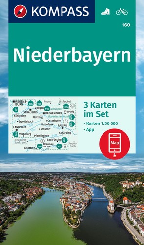 Kompass wanderkarten set - /, 160