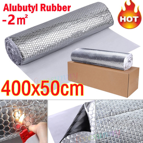 Alubutyl dämmmatte 400 - alubutyl, 50cm