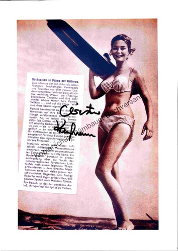 Original autogramm christine - original,