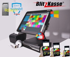 TSE 2026 BLITZ!KASSE GASTRO 15" TOUCHSCREEN KELLNERKASSE RESTAURANT 