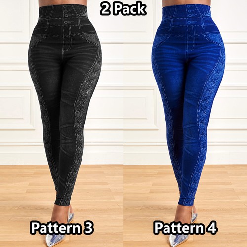 Damen high waist stretch - damen,