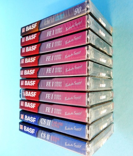 10x basf kassetten - 10x,