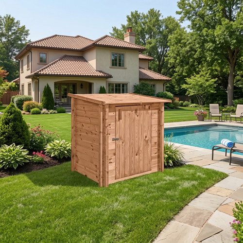Interline holz pool pumpenhaus - interline,