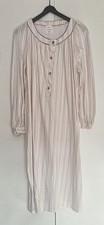 Nachthemd, Langarm, 40/42, Streifen,Mittellang,reine Baumwolle