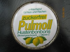90er - 1993 Verpackung Blech-Dose "PULMOLL" Hustenbonbons - Preis DM - Milupa AG