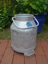 alte gr. DDR Milchkanne  " impulsa " ca. 20 Liter dicht Alu