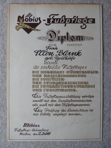 Original diplom fußpflege - original,