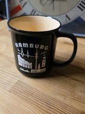 Hamburg Tasse Kaffee Schwarz