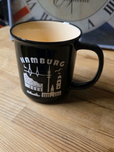 Hamburg tasse kaffee schwarz - tasse,