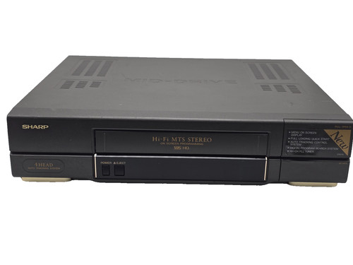 Vintage sharp h75u vcr 4 - sharp,