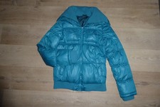 CRASH ONE warme Winter Jacke Steppjacke Türkis Gr.170-176 (Damen Gr.36) *TOP* R0