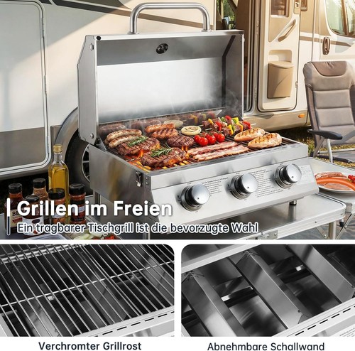 Edelstahl gasgrill kw - gasgrill,