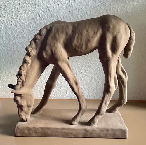 Karlsruher majolika fohlen - majolika,