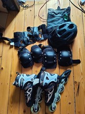 Roller Fila Primo Air Zone 84mm – Größe/ size 38 mit Helm und Schutz