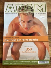 GAY VINTAGE Zeitschrift MAGAZIN  " ADAM " Nr. 199 von Februar 2001