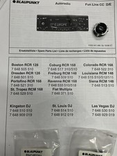 Blaupunkt Encoder 100/200K Freiburg RCM 148 Coburg RCM 168 und weitere Modelle