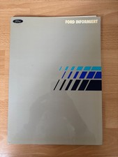 Pressemappe Ford Modelle 1987