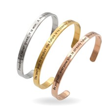 Armreif aus edelstahl - aus,