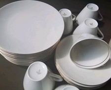 20 tlg. Winterling Roslau Service, Kaffeeservice Porzellan Goldrand