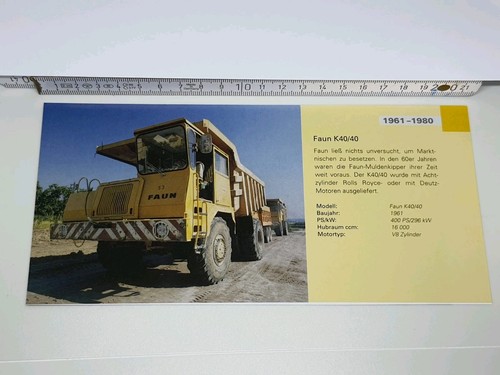 Faun k40 lkw - faun,