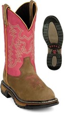 WESTERNREITSTIEFEL COWBOYSTIEFEL ROCKY rot-braun NEU