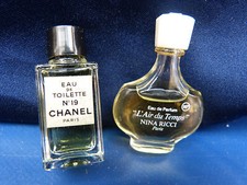 Parfum Miniatur : Chanel No. 5  +  L'Air du Temps / Nina Ricci