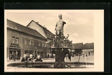 Ansichtskarte Kölleda, Wipertusbrunnen 