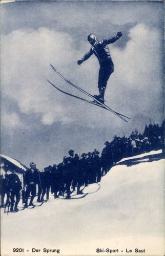 Wintersport ski sprung - ak,