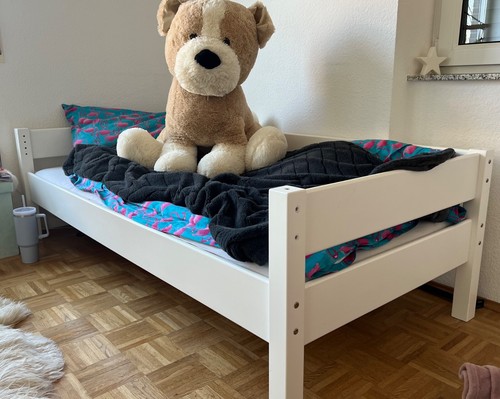 Halbhohes hochbett für kinder - hochbett,