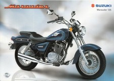 P + SUZUKI GZ 125 Marauder + Prospekt flyer + 1 Blatt / 2 Seiten + aus 1/2004