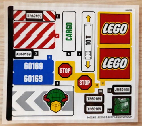 Lego city aufkleber sticker - city,