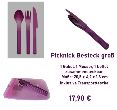 Tupperware picknick besteck - picknick,