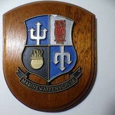 Wappenschild Wappen Bundeswehr Marinewaffenschule RT-2494
