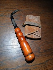 Alte Tabakpfeife mit Tabakbeutel Selten