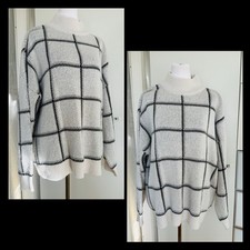 Vintage Karo Norweger Island Pullover Retro 70er 70s 80er 80s Longpullover XL