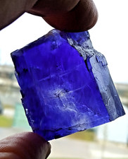 Blauer Halit (Salzkristall)