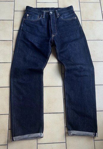 Aero leather selvedge jeans - selvedge,