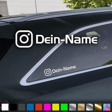 Username Instagram 2 Aufkleber
