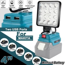 48W Für Makita Li-ion Akku LED Arbeitsleuchte 18V Strahler Licht Taschenlampe