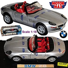 BMW Z8 E52 Roadster Convertible 2000-03 silber metallic 1:18 MotorMax 73106